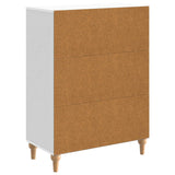 Sideboard White 66 x 34.5 x 90 cm Engineered Wood - Low Angle