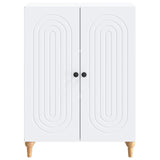 Sideboard White 66 x 34.5 x 90 cm Engineered Wood - Rear View