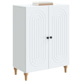 Sideboard White 66 x 34.5 x 90 cm Engineered Wood - Side View
