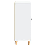 Sideboard White 66 x 34.5 x 90 cm Engineered Wood - Close-Up Angle