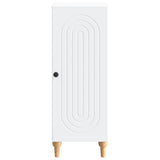 Sideboard White 33 x 34.5 x 90 cm Engineered Wood - Rear View