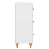 Drawer Cabinet White 66 x 34.5 x 90 cm Engineered Wood