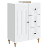 Sideboard with Drawer White 66 x 34.5 x 90 cm Engineered Wood