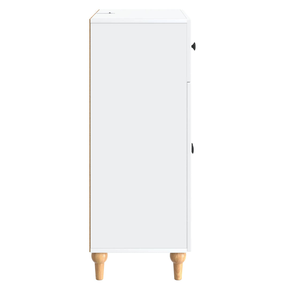 Sideboard with Drawer White 66 x 34.5 x 90 cm Engineered Wood