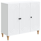 Sideboard White 89 x 34.5 x 80 cm Engineered Wood - Front View