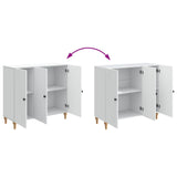 Sideboard White 89 x 34.5 x 80 cm Engineered Wood - Extra Image