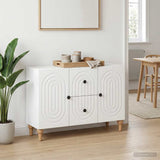 TV Cabinet with Drawer White 89 x 34.5 x 60 cm Engineered Wood - Top-Down View