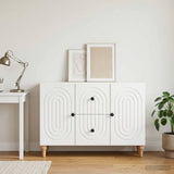 TV Cabinet with Drawer White 89 x 34.5 x 60 cm Engineered Wood