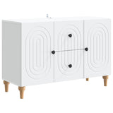TV Cabinet with Drawer White 89 x 34.5 x 60 cm Engineered Wood - Front View