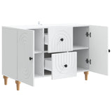 TV Cabinet with Drawer White 89 x 34.5 x 60 cm Engineered Wood - 45-Degree Angle