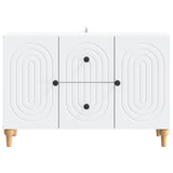 TV Cabinet with Drawer White 89 x 34.5 x 60 cm Engineered Wood - Rear View