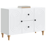TV Cabinet with Drawer White 89 x 34.5 x 60 cm Engineered Wood