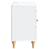TV Cabinet with Drawer White 89 x 34.5 x 60 cm Engineered Wood - Close-Up Angle