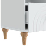 TV Cabinet White 102 x 34.5 x 50 cm Engineered Wood - Extra Image