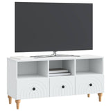 TV Cabinet White 102 x 34.5 x 50 cm Engineered Wood