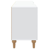 TV Cabinet White 150 x 31 x 50 cm Engineered Wood - Close-Up Angle