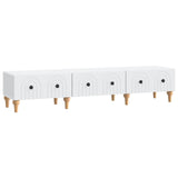 TV Cabinet with Drawer White 147 x 34.5 x 30 cm Engineered Wood