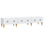 TV Cabinet with Drawer White 147 x 34.5 x 30 cm Engineered Wood