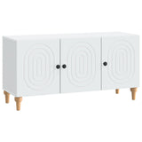 TV Cabinet White 99 x 34.5 x 50 cm Engineered Wood - Front View