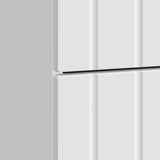 Bedside Cabinet White 43 x 34.5 x 49.5 cm Engineered Wood