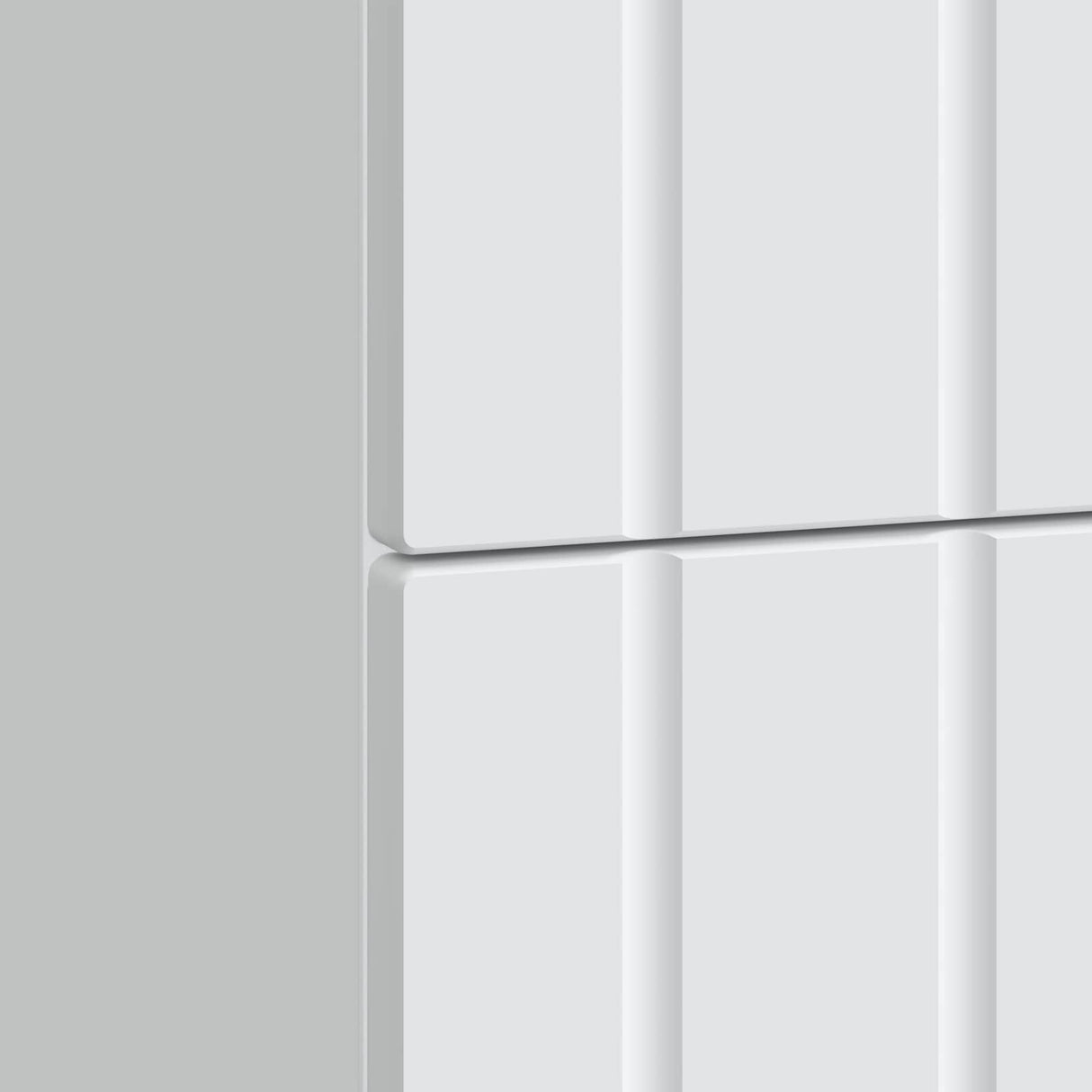 Bedside Cabinet White 62 x 34.5 x 49.5 cm Engineered Wood
