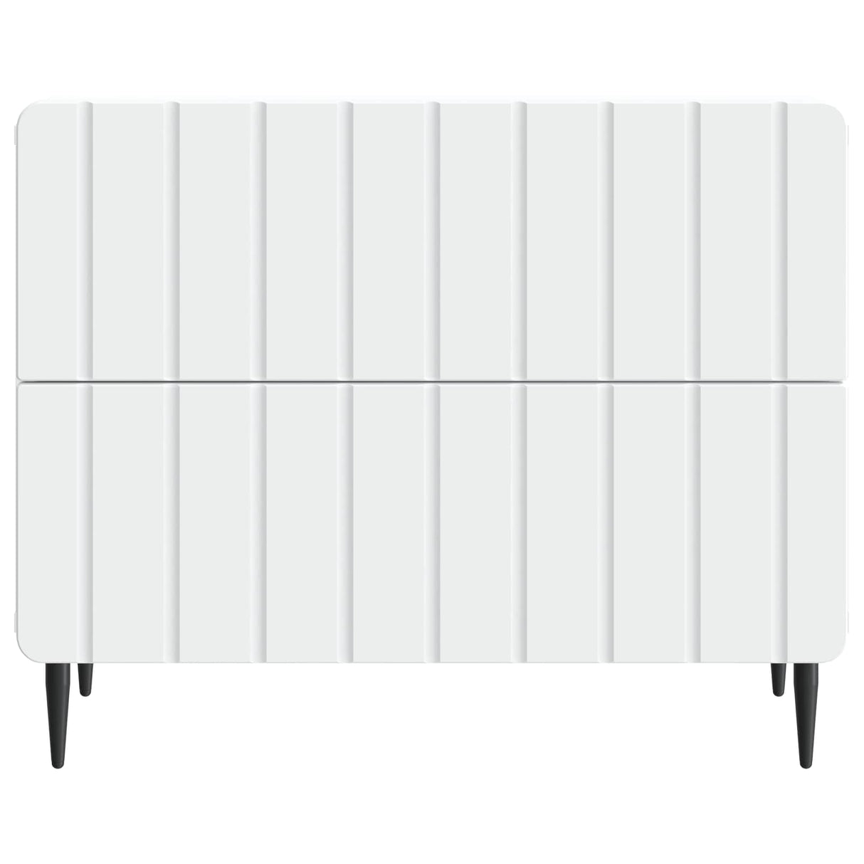 Bedside Cabinet White 62 x 34.5 x 49.5 cm Engineered Wood