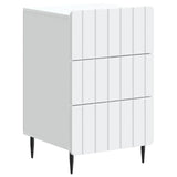 Bedside Cabinet White 43 x 41 x 68 cm Engineered Wood
