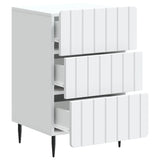 Bedside Cabinet White 43 x 41 x 68 cm Engineered Wood - Top-Down View