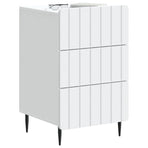 Bedside Cabinet White 43 x 41 x 68 cm Engineered Wood