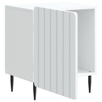 Bedside Cabinet White 43 x 34.5 x 52 cm Engineered Wood