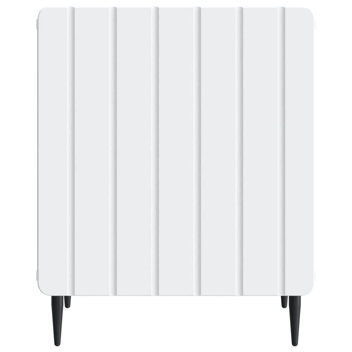 Bedside Cabinet White 43 x 34.5 x 52 cm Engineered Wood