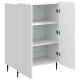 Sideboard White 66 x 34.5 x 92 cm Engineered Wood - 45-Degree Angle