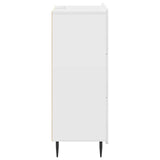 Drawer Cabinet White 66 x 34.5 x 92 cm Engineered Wood