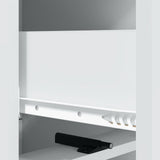 Drawer Cabinet White 33 x 34.5 x 92 cm Engineered Wood - Extra Image