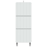Drawer Cabinet White 33 x 34.5 x 92 cm Engineered Wood