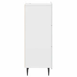 Drawer Cabinet White 33 x 34.5 x 92 cm Engineered Wood
