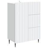 Sideboard with Drawer White 66 x 34.5 x 91.5 cm Engineered Wood - Front View