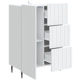 Sideboard with Drawer White 66 x 34.5 x 91.5 cm Engineered Wood