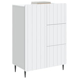 Sideboard with Drawer White 66 x 34.5 x 91.5 cm Engineered Wood