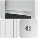 Sideboard with Drawer White 66 x 34.5 x 92 cm Engineered Wood - Extra Image