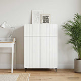 Sideboard with Drawer White 66 x 34.5 x 92 cm Engineered Wood