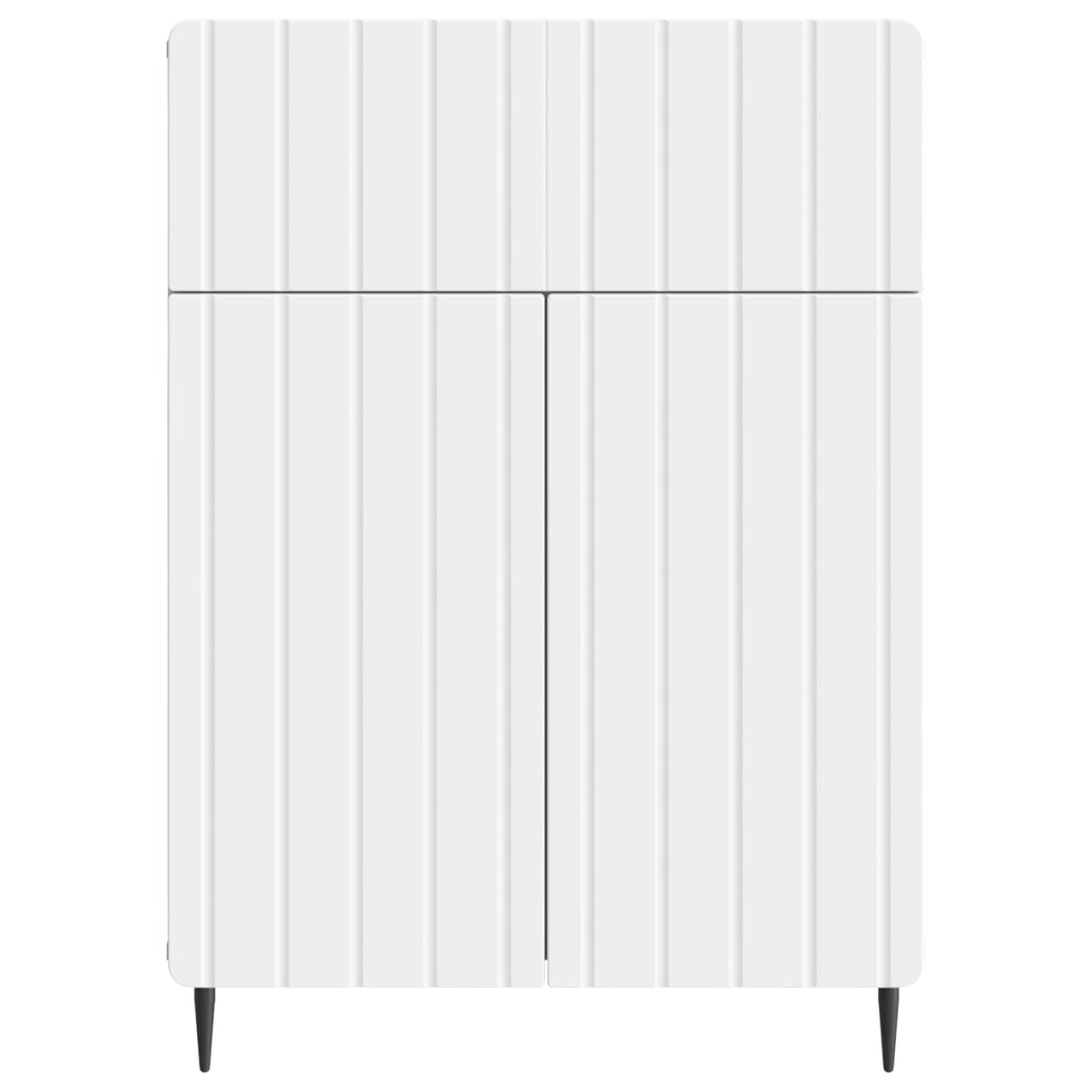 Sideboard with Drawer White 66 x 34.5 x 92 cm Engineered Wood