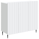 Sideboard White 89 x 34.5 x 82 cm Engineered Wood - Front View