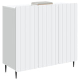 Sideboard White 89 x 34.5 x 82 cm Engineered Wood - Side View