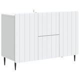 Sideboard with Drawer White 89 x 34.5 x 62 cm Engineered Wood