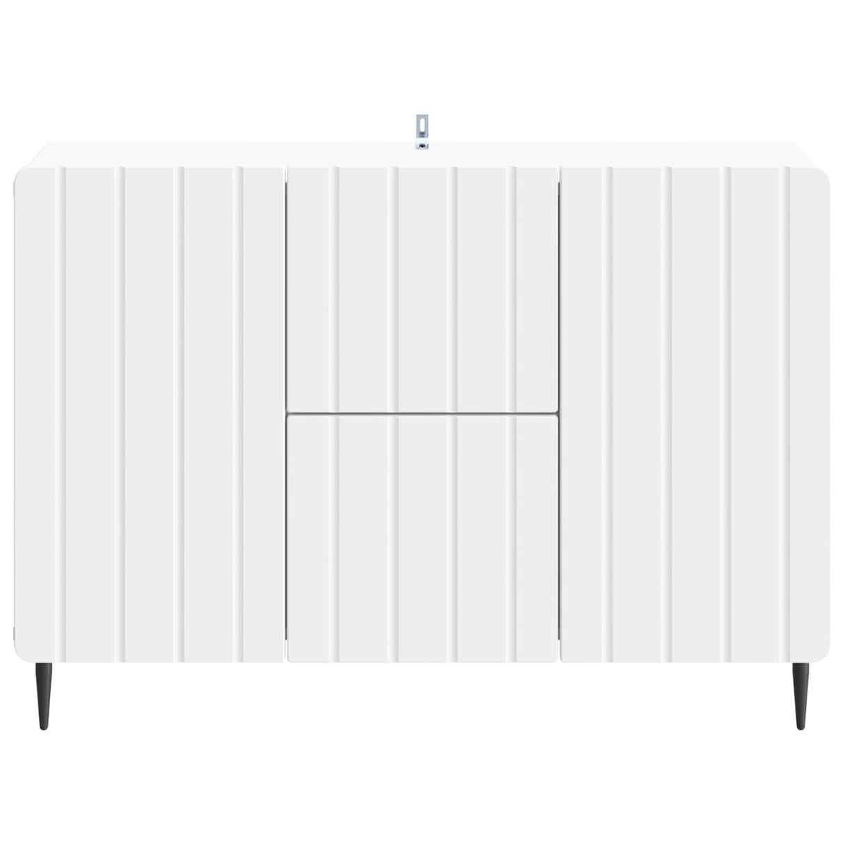 Sideboard with Drawer White 89 x 34.5 x 62 cm Engineered Wood