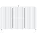 Sideboard with Drawer White 89 x 34.5 x 62 cm Engineered Wood - Rear View