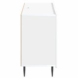 Sideboard with Drawer White 89 x 34.5 x 62 cm Engineered Wood - Close-Up Angle