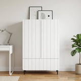 Sideboard with Drawer White 66 x 34.5 x 97 cm Engineered Wood