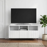 TV Cabinet with Drawer White 102 x 34.5 x 50 cm Engineered Wood